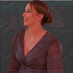 Nia’s black leopard print maxi dress on The Valley