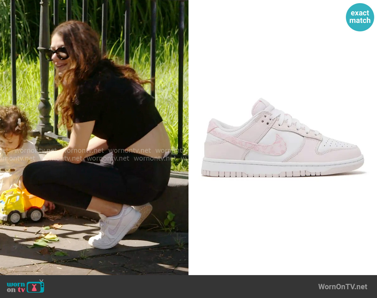Nike Dunk Low Sneakers in Pink Paisley worn by Yvonne Najor on In The City