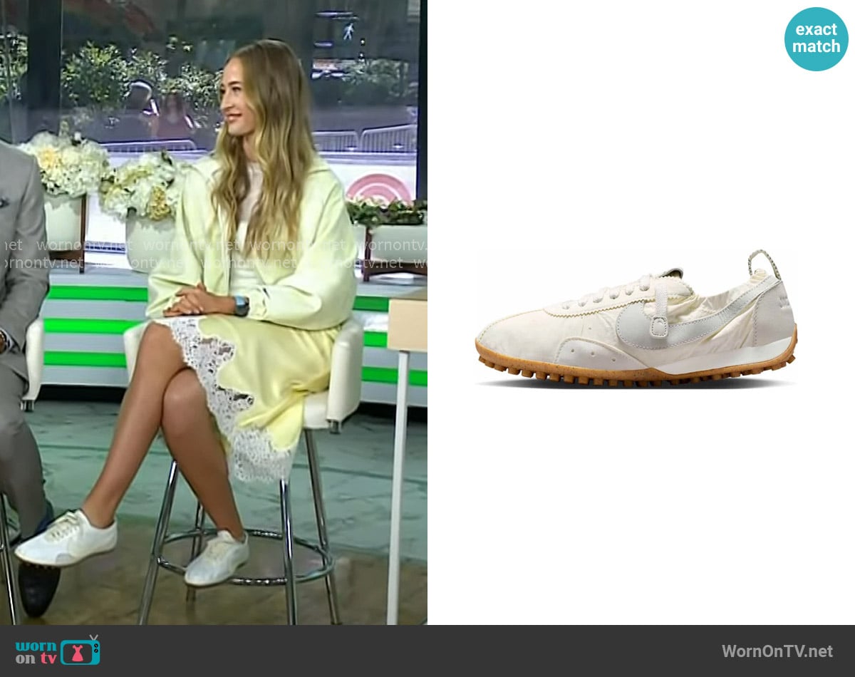 Nelly Korda’s white sneakers on Today Nelly Korda’s white sneakers on Today