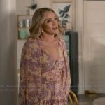 Noreen’s floral mini dress on Sweet Magnolias