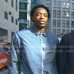 OG Anunoby’s light blue nylon jacket on Today