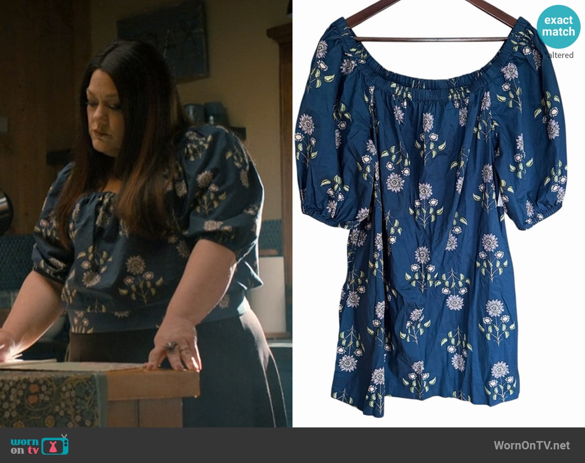 Old Navy Floral Mini Swing Dress worn by Dana Sue Sullivan (Brooke Elliott) on Sweet Magnolias