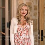 Oreana’s floral midi dress on Dutton Ranch