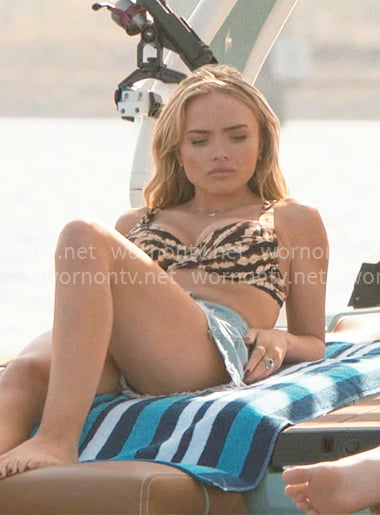 Oreana’s tie-dye bikini on Dutton Ranch
