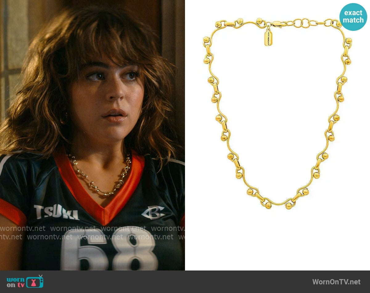 Petit Moments Cassian Necklace worn by Allie Hayes (Mika Abdalla) on Off Campus