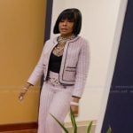 Phaedra’s pink tweed jacket and pants on The Real Housewives of Atlanta