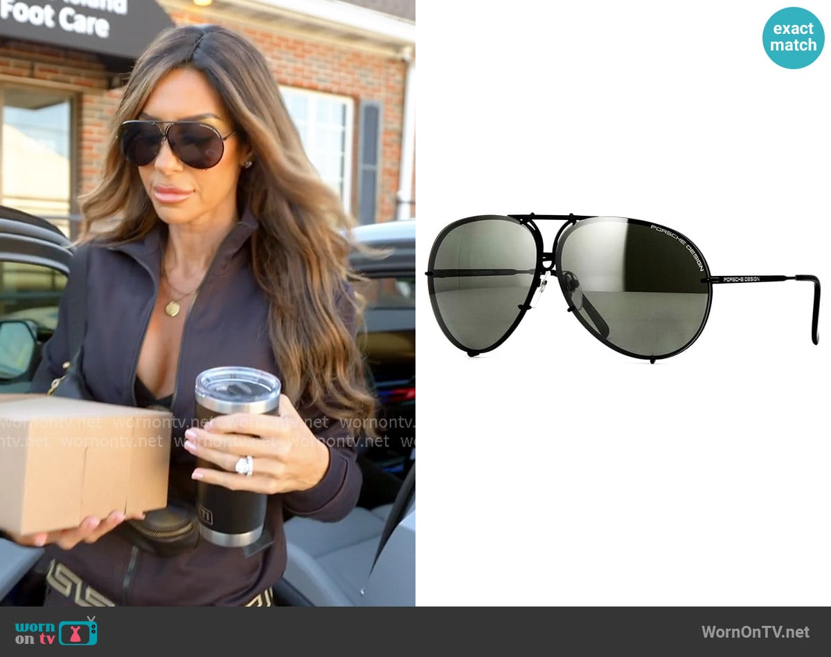 Porsche Design P8478 worn by Rulla Nehme Pontarelli on The Real Housewives of Rhode Island