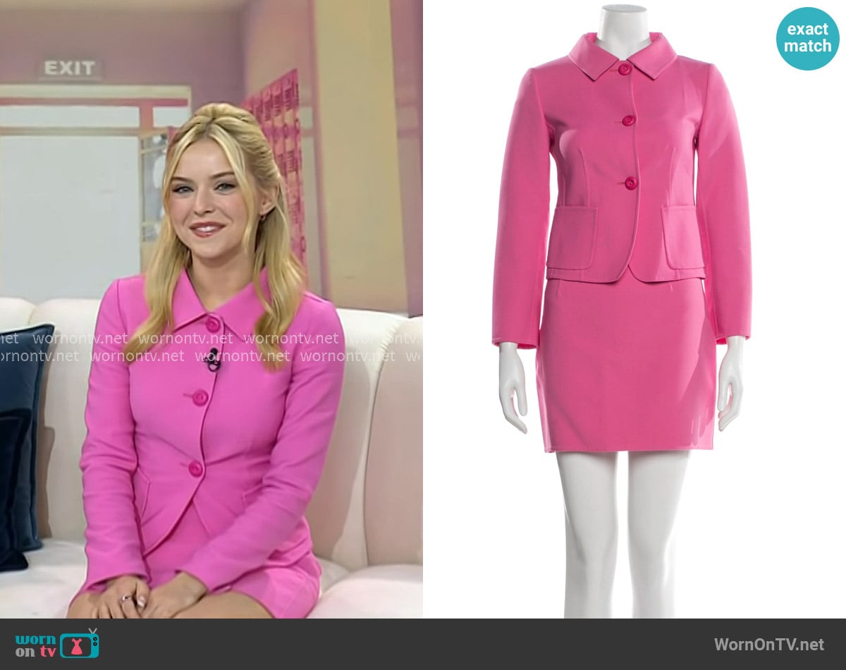 Prada Vintage Blazer and Skirt Set worn by Lexi Minetree on Today