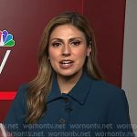 Rana’s navy short sleeve blazer on NBC News Daily