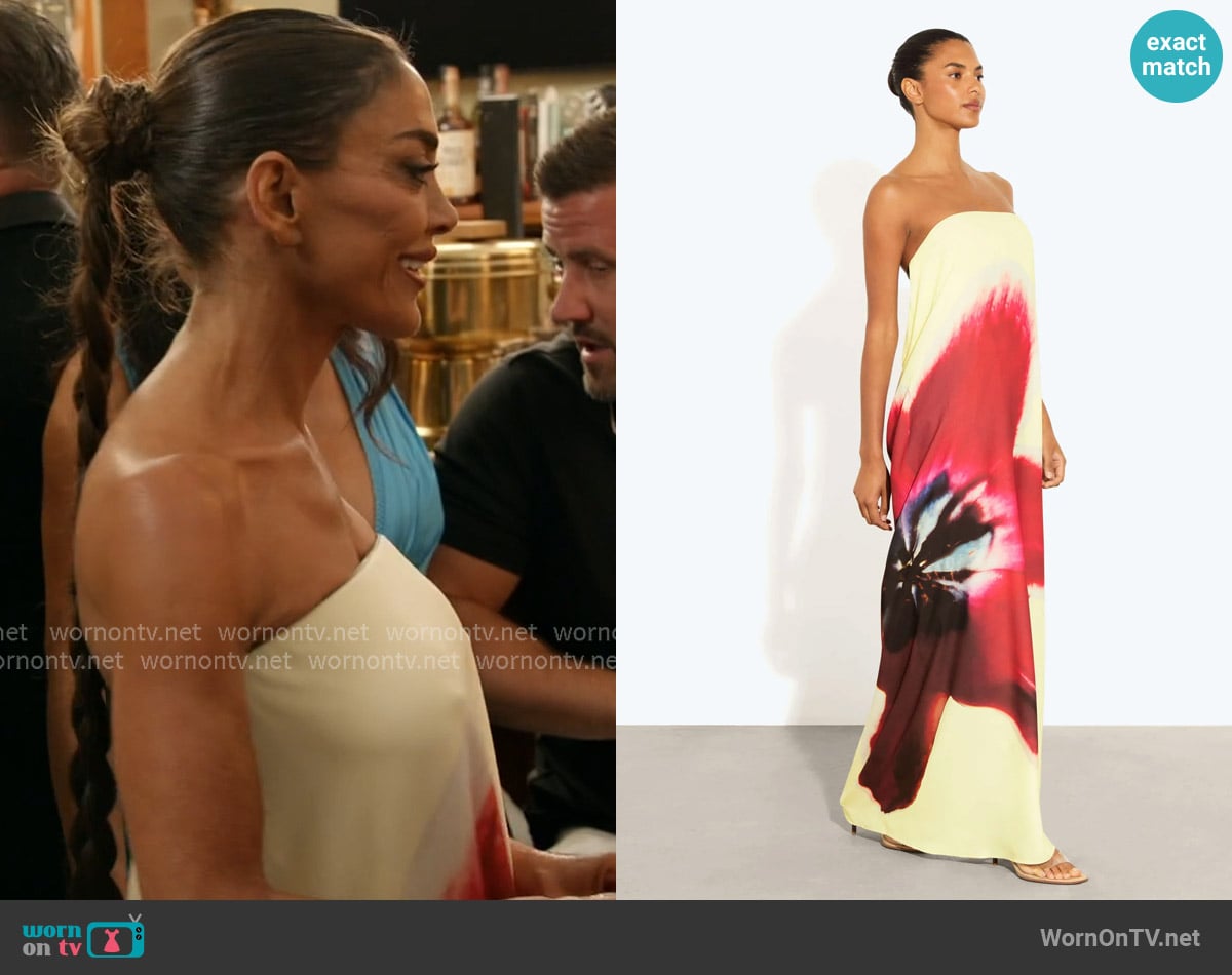 Rat & Boa Antheia Dress worn by Liz McGraw on The Real Housewives of Rhode Island