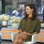 Rebecca Hall’s black slingback pumps on Today