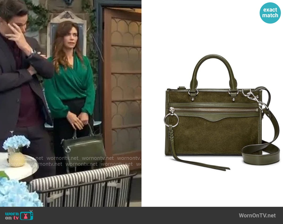 Rebecca Minkoff Bedford Bag worn by Victoria Newman (Amelia Heinle) on The Young and the Restless