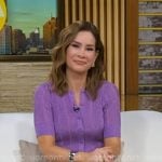 Rebecca’s paisley print skirt on Good Morning America
