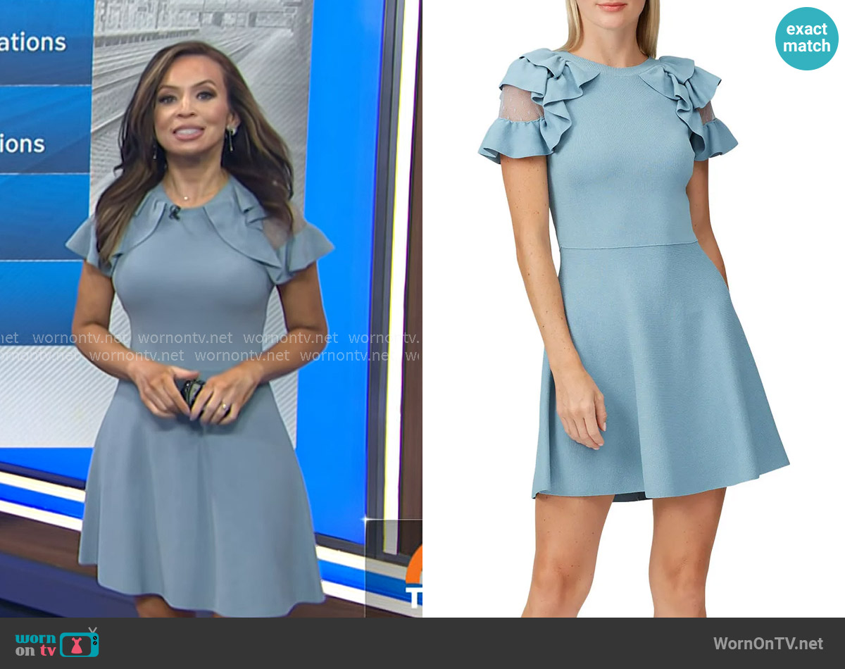 RED Valentino Abito Maglia Dress worn by Adelle Caballero on Today