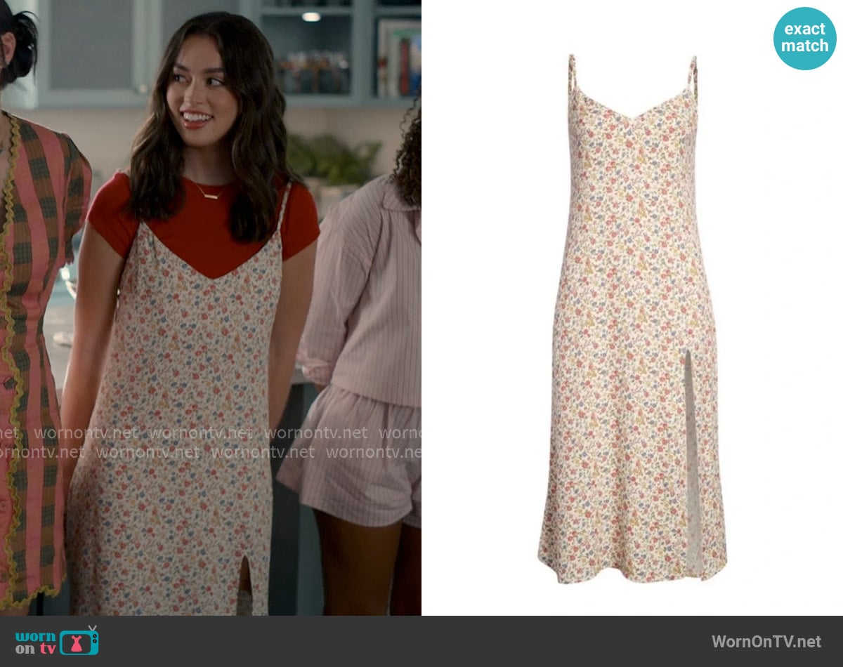 Reformation Crimini Dress worn by Annie Sullivan (Anneliese Judge) on Sweet Magnolias