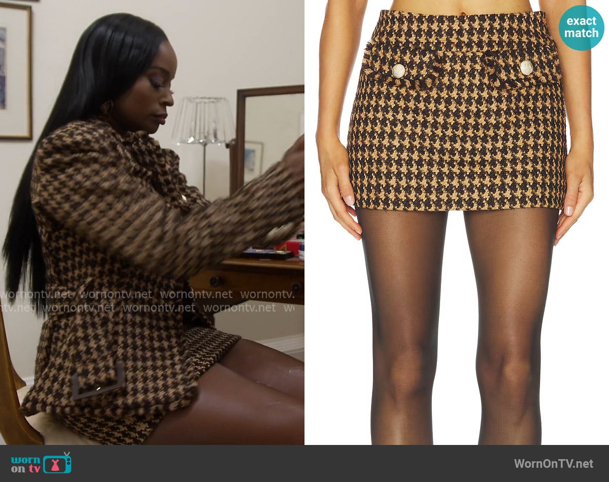 Ronny Kobo Ultan Skirt worn by Shamea Morton Mwangi on The Real Housewives of Atlanta
