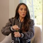 Rosie’s metallic bomber jacket on The Real Housewives of Rhode Island