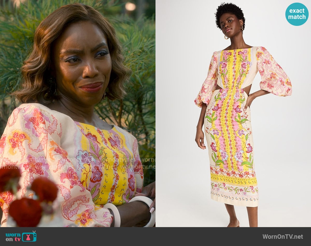 Saloni Neelam Dress worn by Helen Decatur (Heather Headley) on Sweet Magnolias