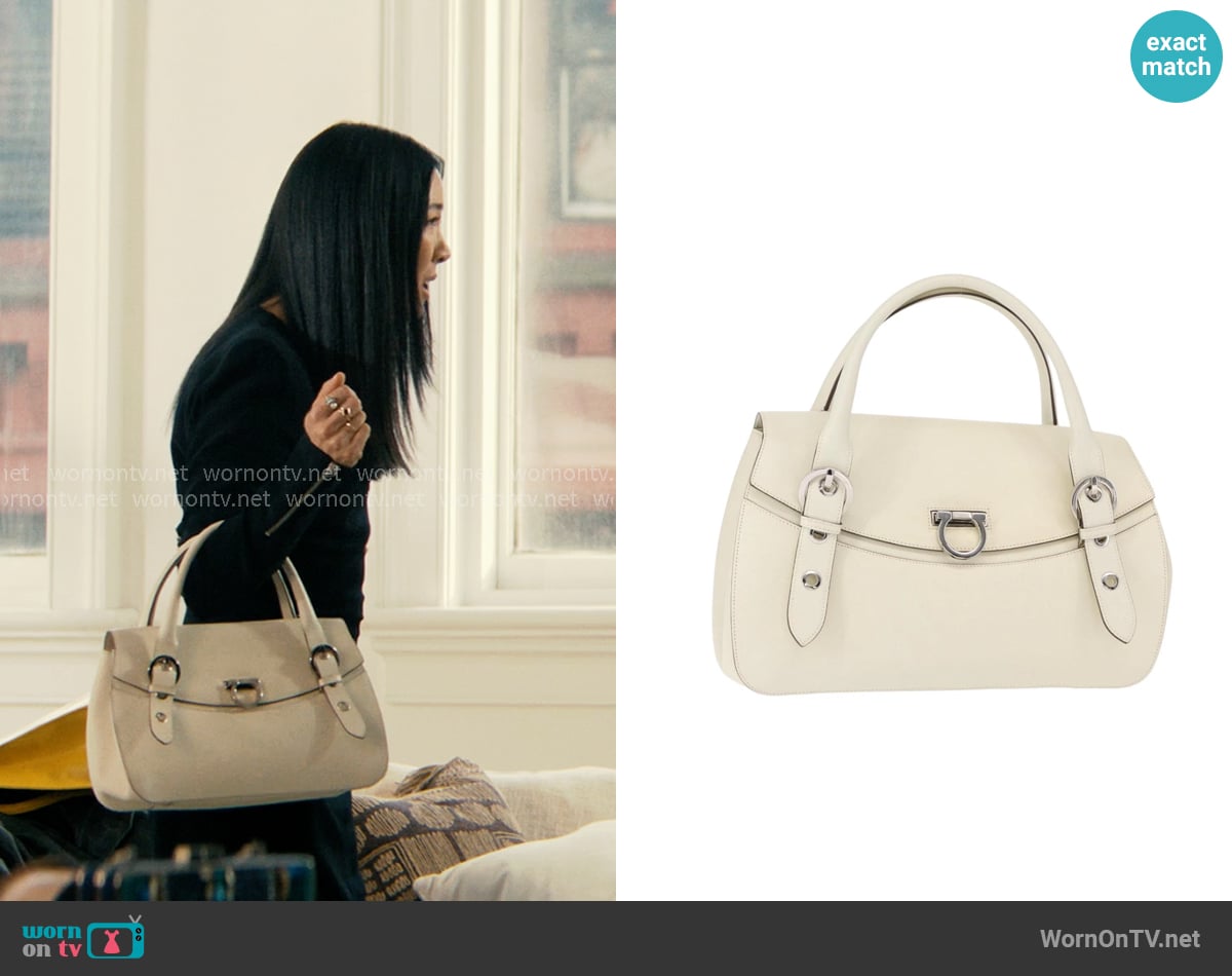 Salvatore Ferragamo Gancini Shoulder Bag worn by Vanessa Hsu (Constance Wu) on Not Suitable For Work
