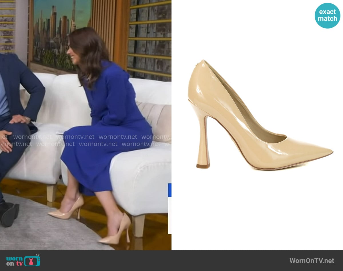 Sam Edelman Antonia Patent Leather Pumps worn by Sophie Flay on Good Morning America