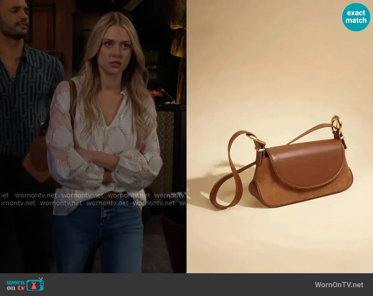 Sancia The Remi Bag worn by Claire Grace (Hayley Erin) on The Young and the Restless