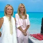 Sarah Eggenberger’s pink blazer and pant on Today