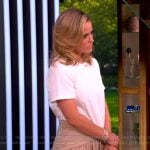 Sara's layered tee mini dress on The View