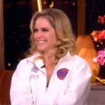 Sara’s white Knicks jacket on The View