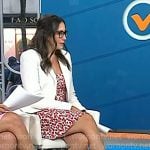 Savannah’s white buckle slingback pumps on Today