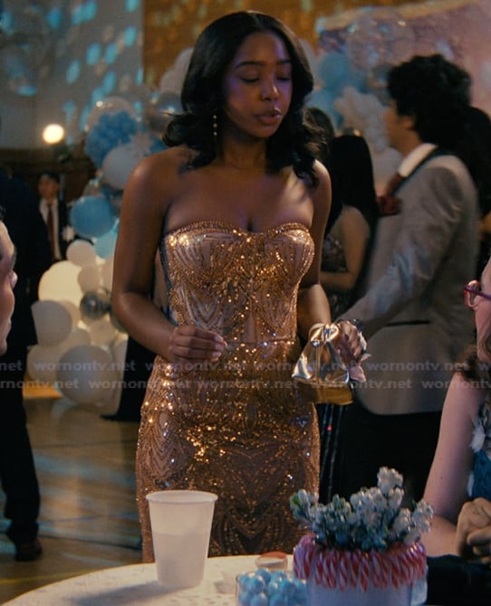 Sequin maxi dress on Not Suitable For Work