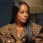 Shamea’s houndstooth tweed blazer on The Real Housewives of Atlanta