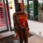 Shamea’s printed mesh catsuit on The Real Housewives of Atlanta