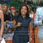 Sheinelle’s denim midi dress on Today
