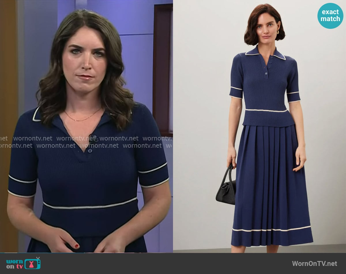 Shoshanna Riley Dress worn by Liz Kreutz on Today