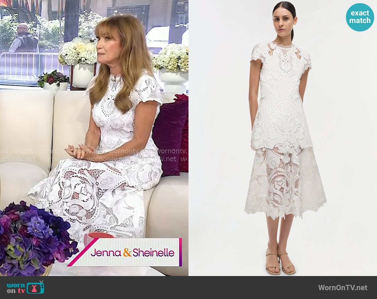 Simkhai Signature Laura Dress worn by Jane Seymour on Today