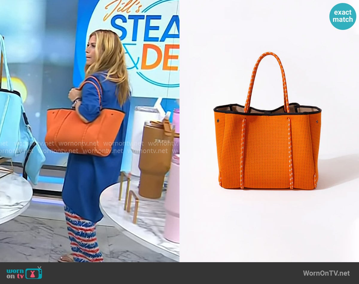 Popups Large EverydayTote Bag in Burnt Orange worn by Jill Martin on Today
