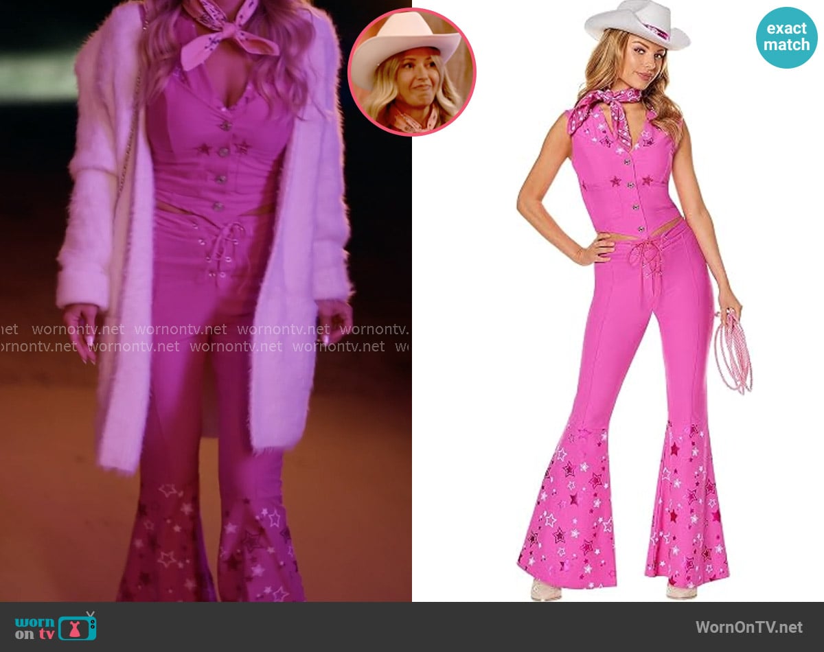 Spirit Halloween Western Cowgirl Costume worn by Masha on The McBee Dynasty Real American Cowboys