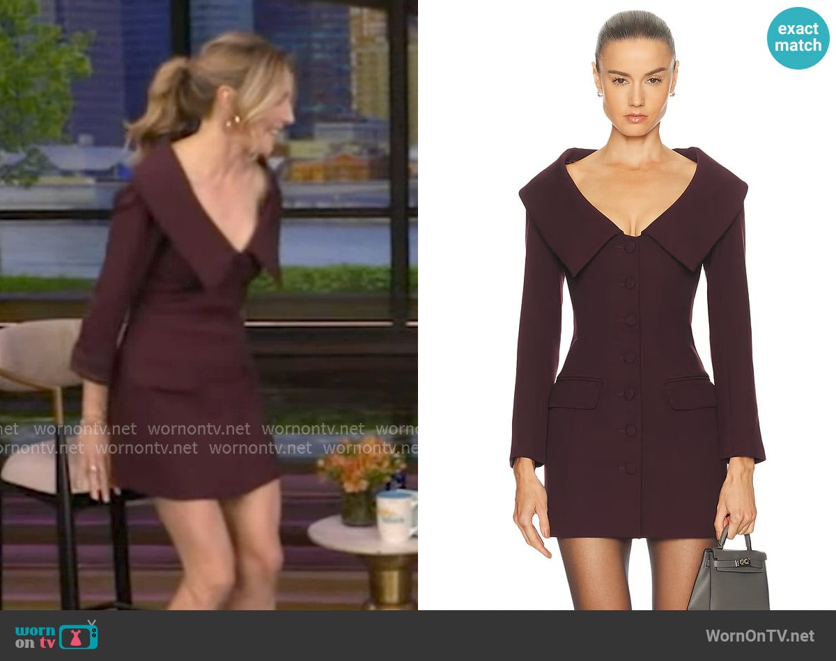 SRG Emily Mini Dress worn by Sarah Chalke on Live with Kelly and Mark