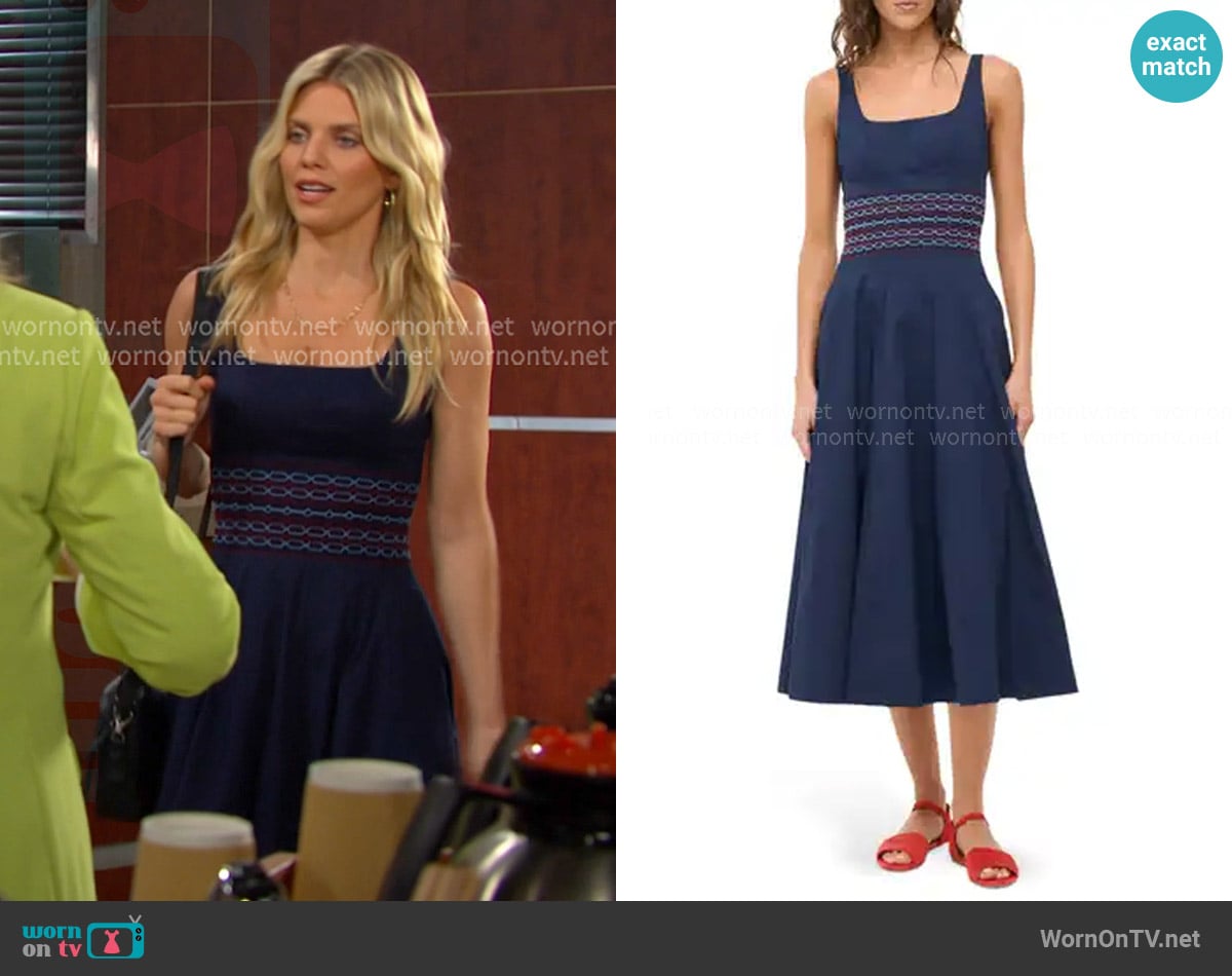 Staud Rig Dress worn by Catherina Greene (AnnaLynne McCord) on Days of our Lives