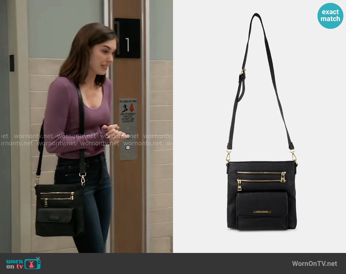Steve Madden Blanaa Bag worn by Willow Tait (Katelyn MacMullen) on General Hospital