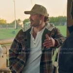 Steven’s plaid hooded jacket on The McBee Dynasty Real American Cowboys
