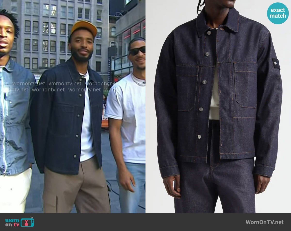Mikal Bridges’s denim jacket on Today Mikal Bridges’s denim jacket on Today