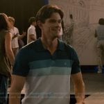 Striped polo shirt on Sweet Magnolias