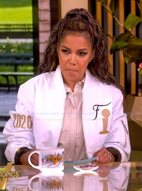 Sunny’s NBA finals leather jacket on The View