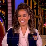 Sunny’s two-tone Knicks jacket on The View
