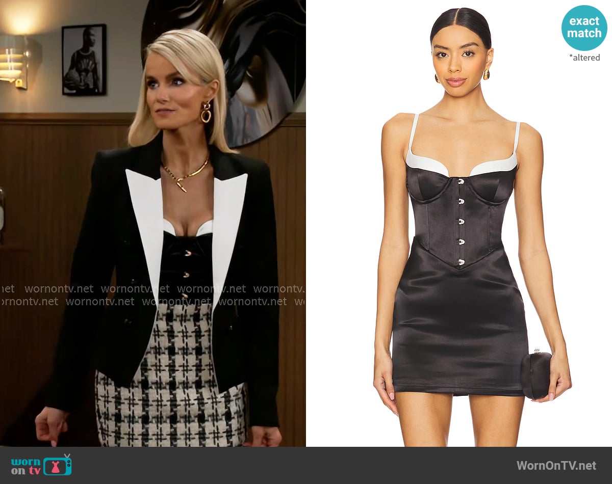 Superdown Livia Mini Dress worn by Vanessa McBride (Lauren Buglioli) on Beyond the Gates