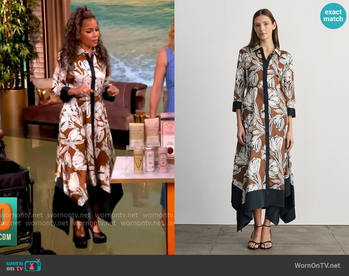 Tanya Taylor Selene Dress worn by Sunny Hostin on The View