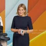 Tory's navy midi dress on Good Morning America