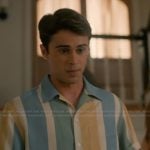 Tyler’s pastel striped shirt on Sweet Magnolias