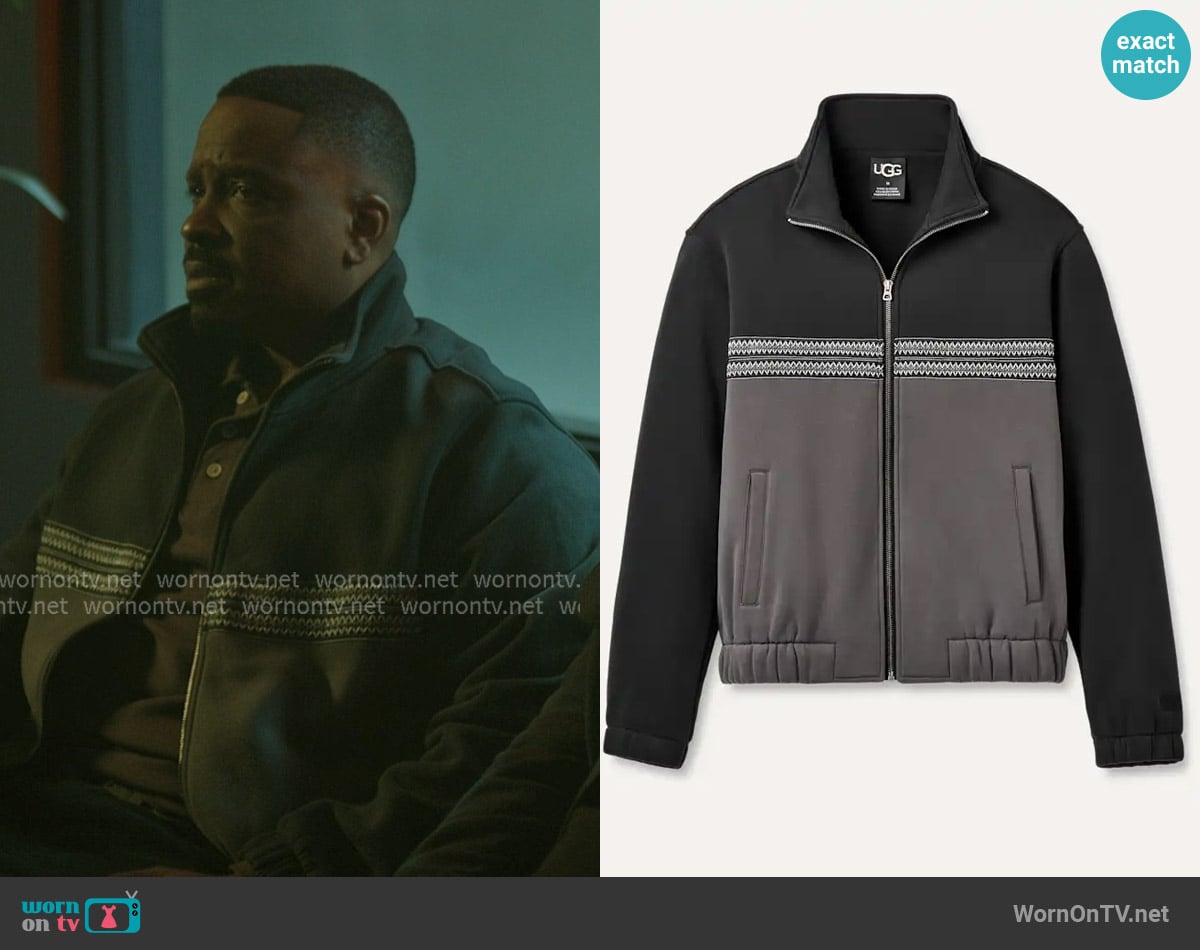 Ugg Tasman Track Jacket worn by Shaad (Jason Weaver) on The Chi